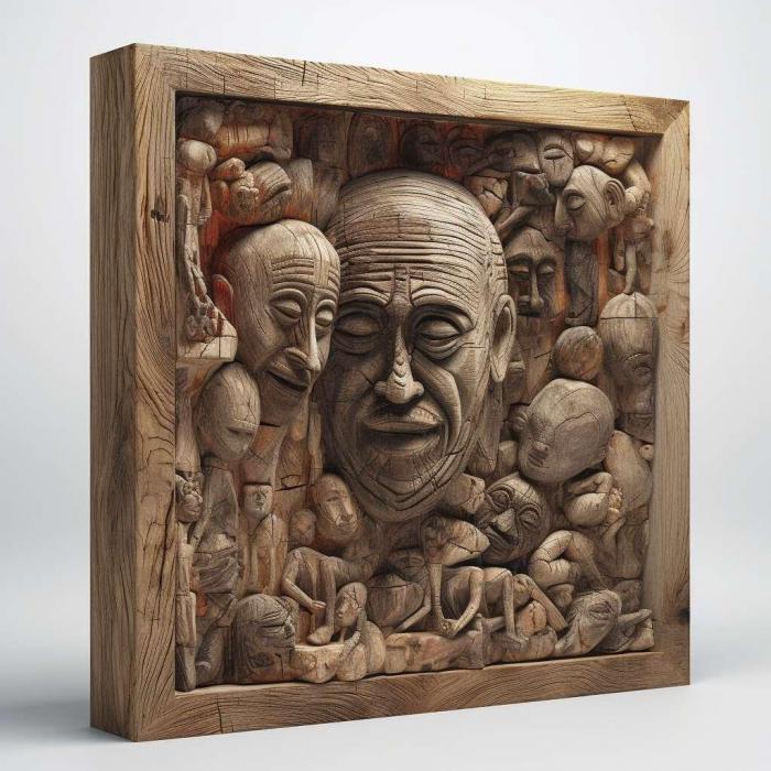 نموذج ثلاثي الأبعاد لآلة CNC 3D Art 